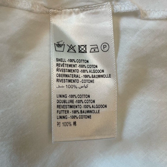 Cleobella 100% cotton Versailles Mini Dress in White size medium - Picture 8 of 10